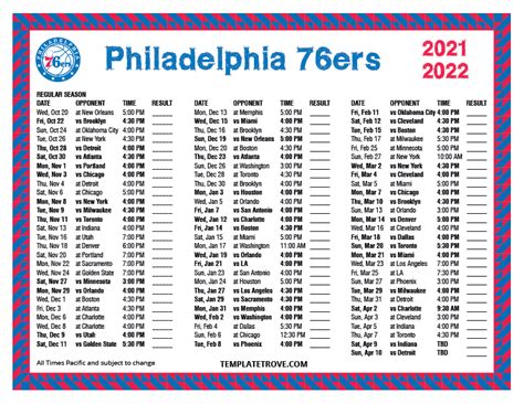 philadelphia 76ers schedule|Philadelphia 76ers 2021.